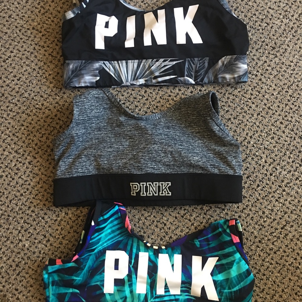 VS Pink Ultimate Unlined Sports Bra Bundle